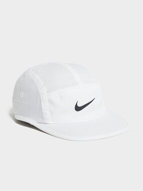 Nike White Cap with Black Swoosh